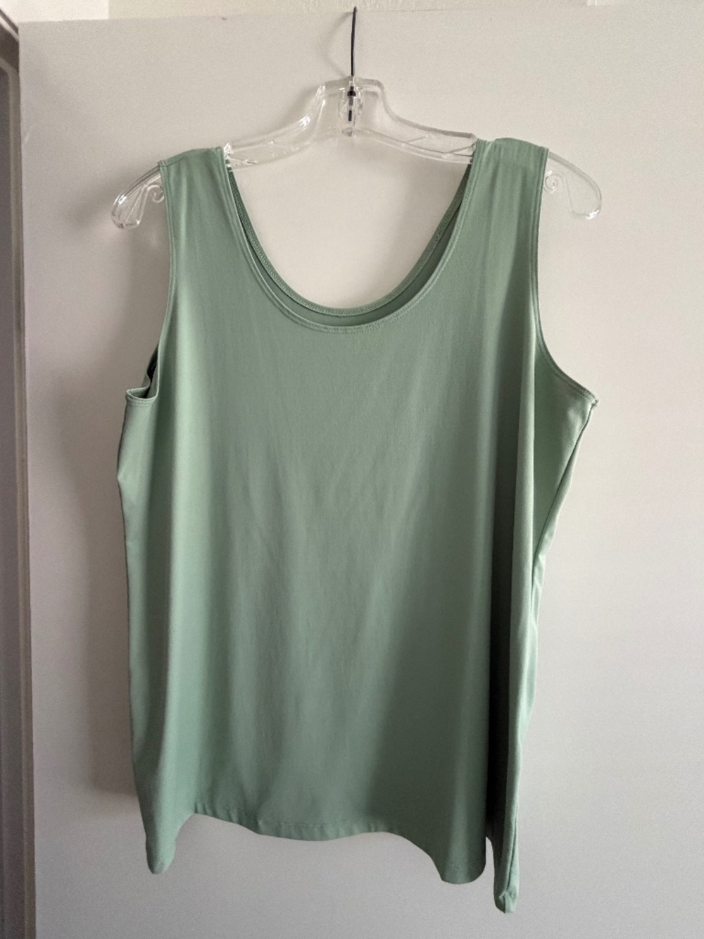 Chico’s Microfiber Timeless Tank – Sage Green Size: 3 (equivalent to X-Large)
